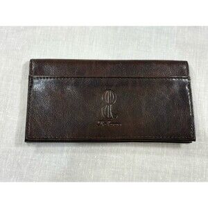 Vintage Bellerose Leather Bifold Dark Brown Wallet